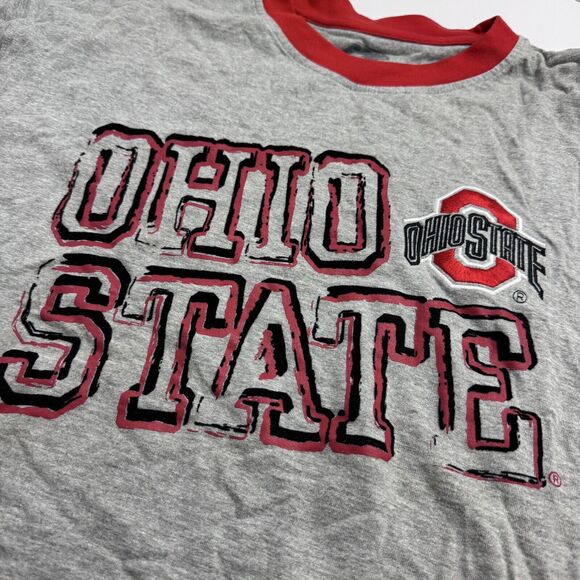 Woman's VTG Ohio State Buckeyes Grey T-Shirt Woman's NCAA Short-sleeved Tee NWOT - Picture 2 of 4